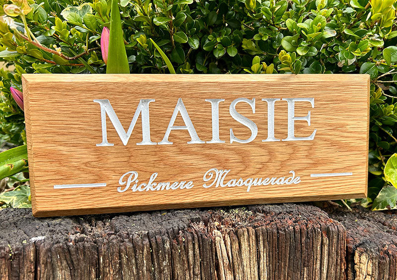Personalised Stable Sign | Horse Stable Signs | Elite Stable Signs